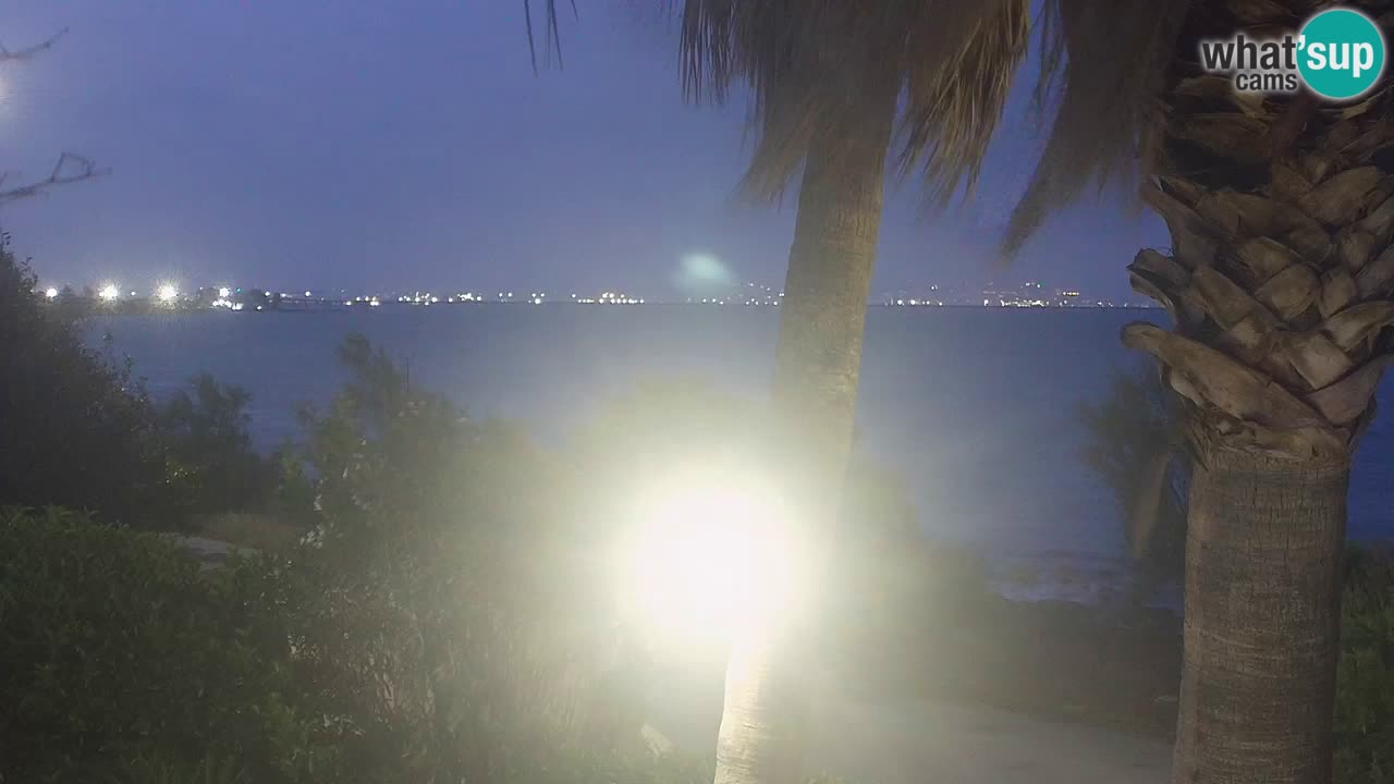 Spletna kamera v živo Capoterra – plaža La Maddalena – Sardinija – Italija