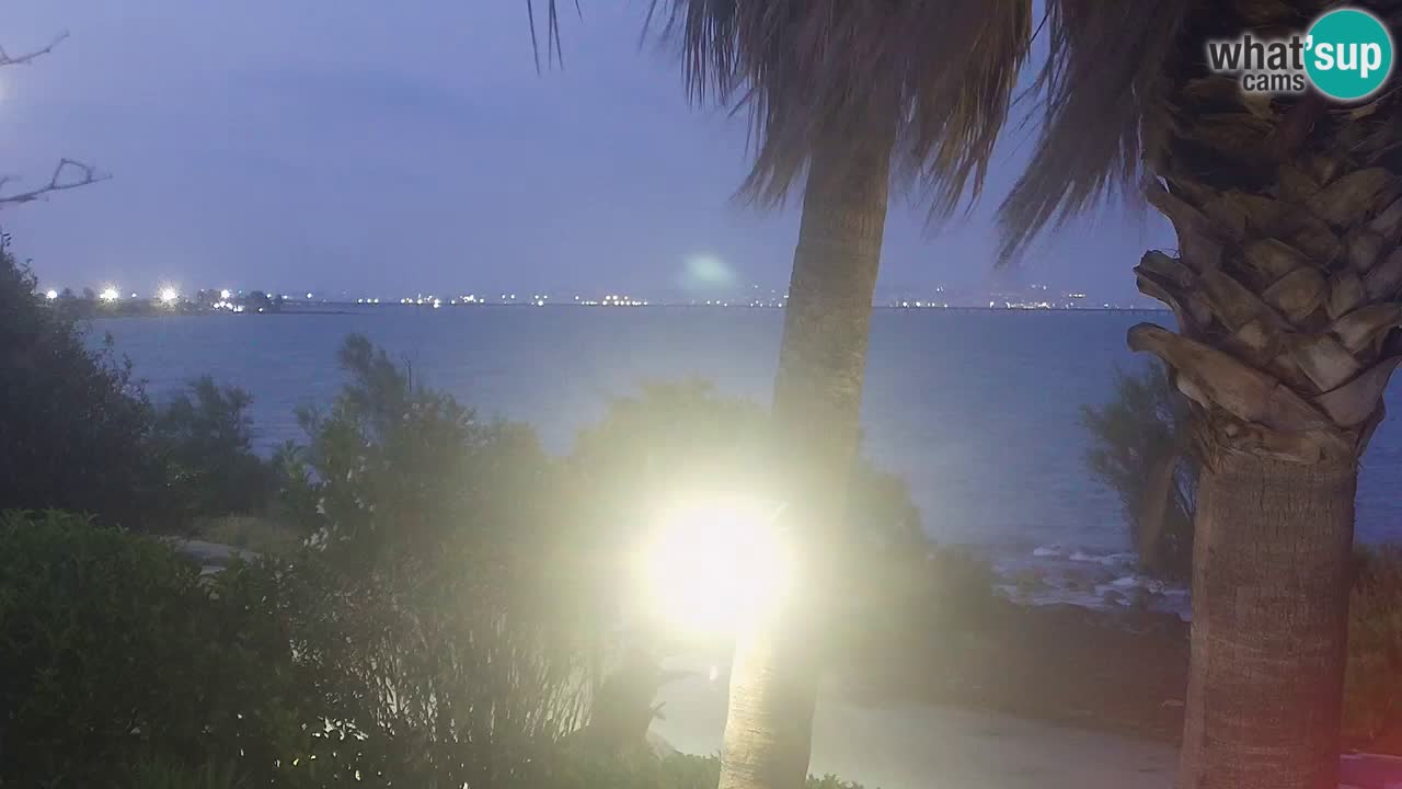 Webcam en vivo Capoterra – Playa La Maddalena – Cerdeña – Italia