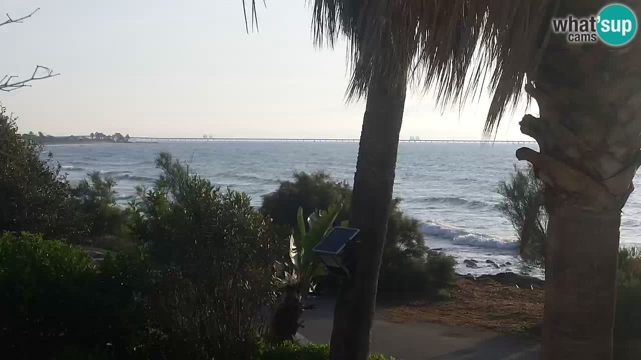 Webcam en direct Capoterra – Plage de La Maddalena – Sardaigne – Italie