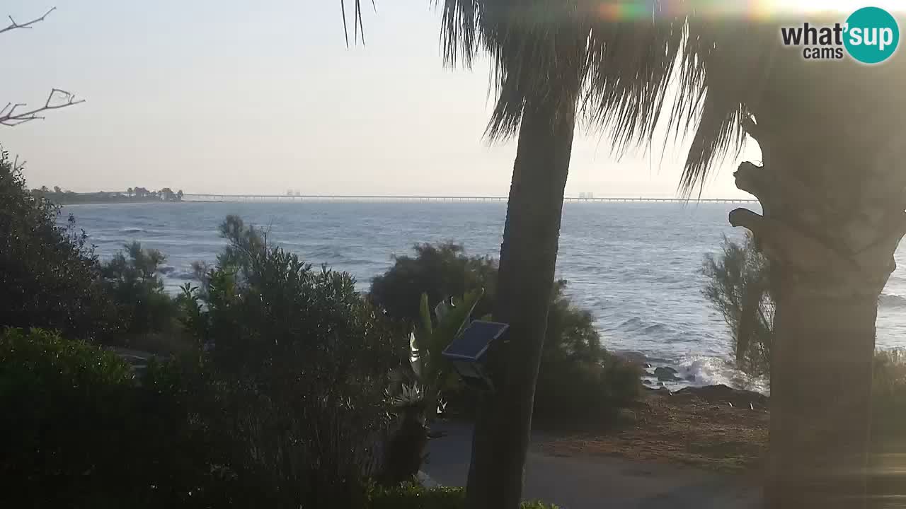 Webcam en direct Capoterra – Plage de La Maddalena – Sardaigne – Italie