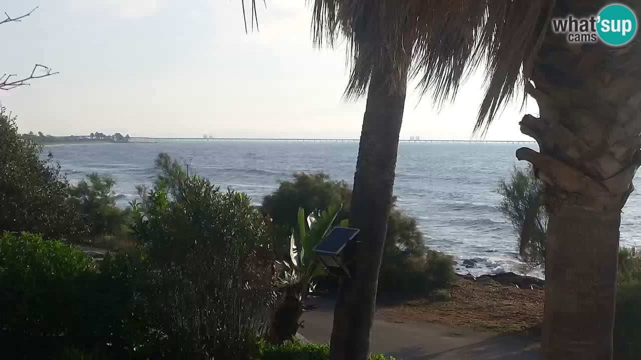 Live webcam Capoterra – Spiaggia della Maddalena – Sardegna – Italia