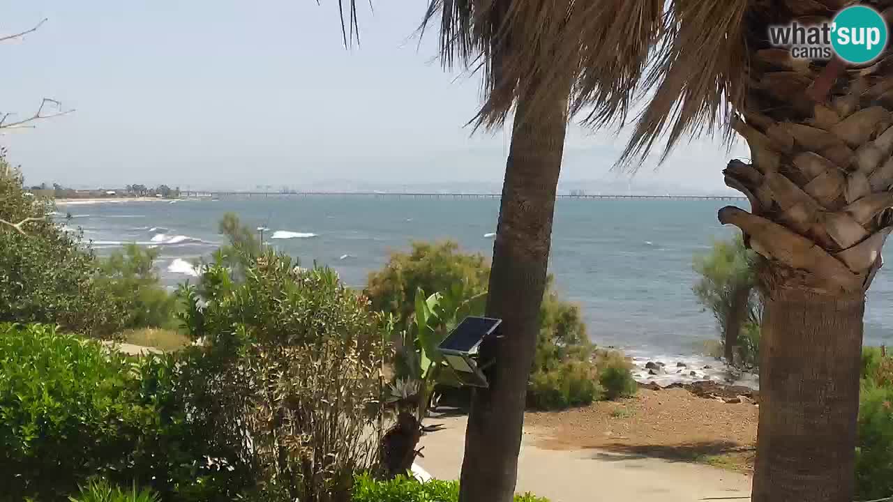 Spletna kamera v živo Capoterra – plaža La Maddalena – Sardinija – Italija