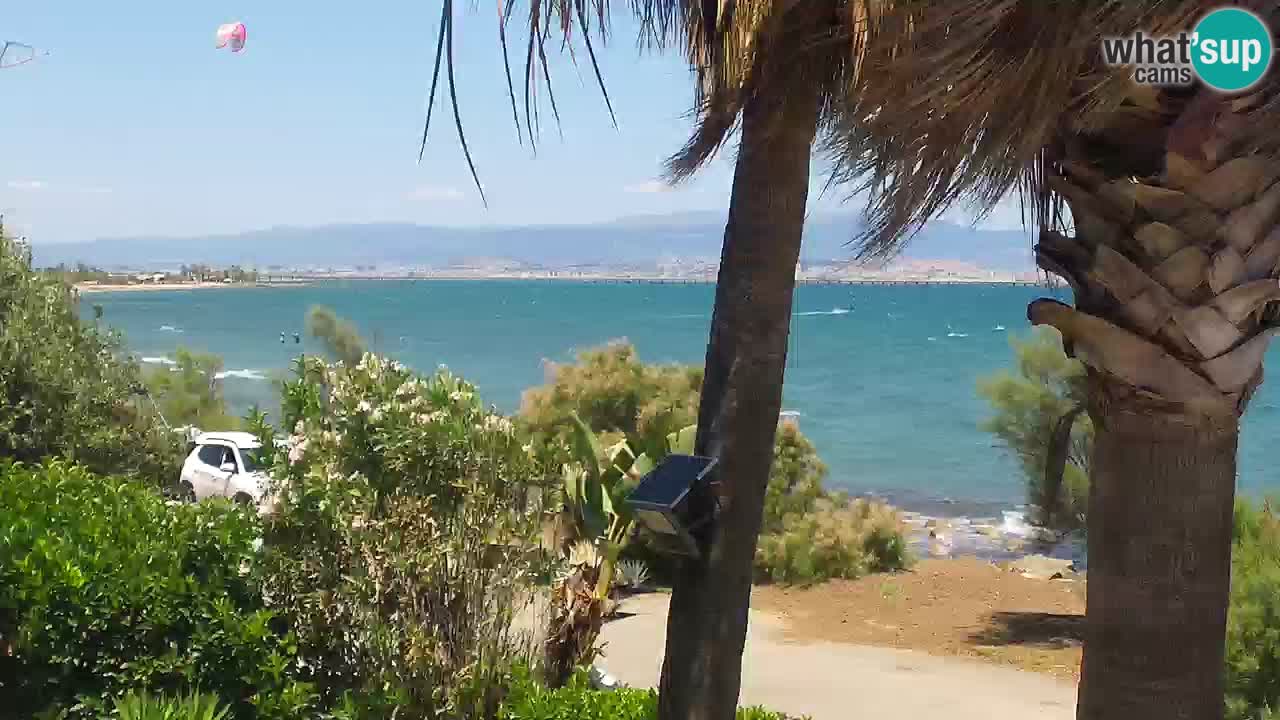 Live webcam Capoterra – La Maddalena beach – Sardinia – Italy