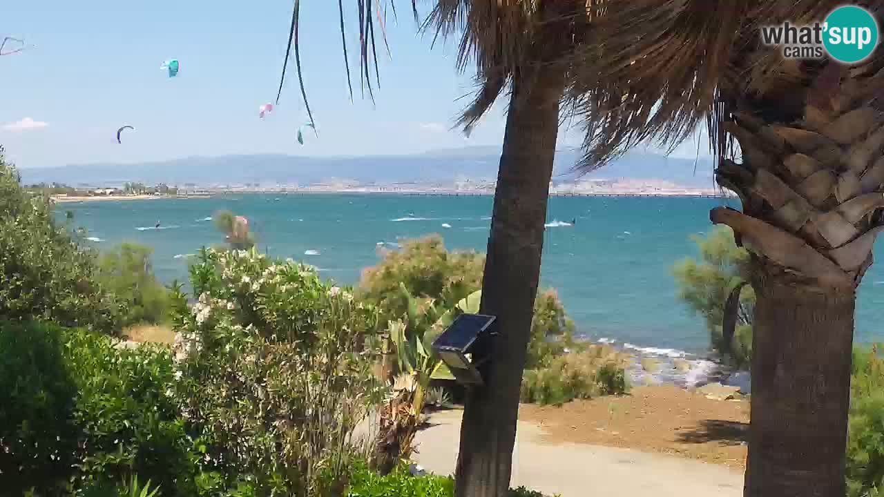 Live Webcam Capoterra – La Maddalena Strand – Sardinien – Italien