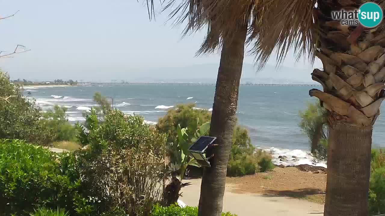 Live Webcam Capoterra – La Maddalena Strand – Sardinien – Italien