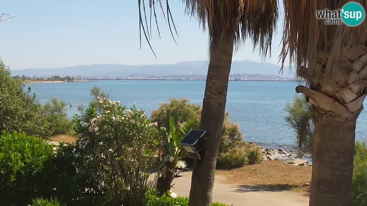 Web kamera uživo Capoterra – plaža La Maddalena – Sardinija – Italija