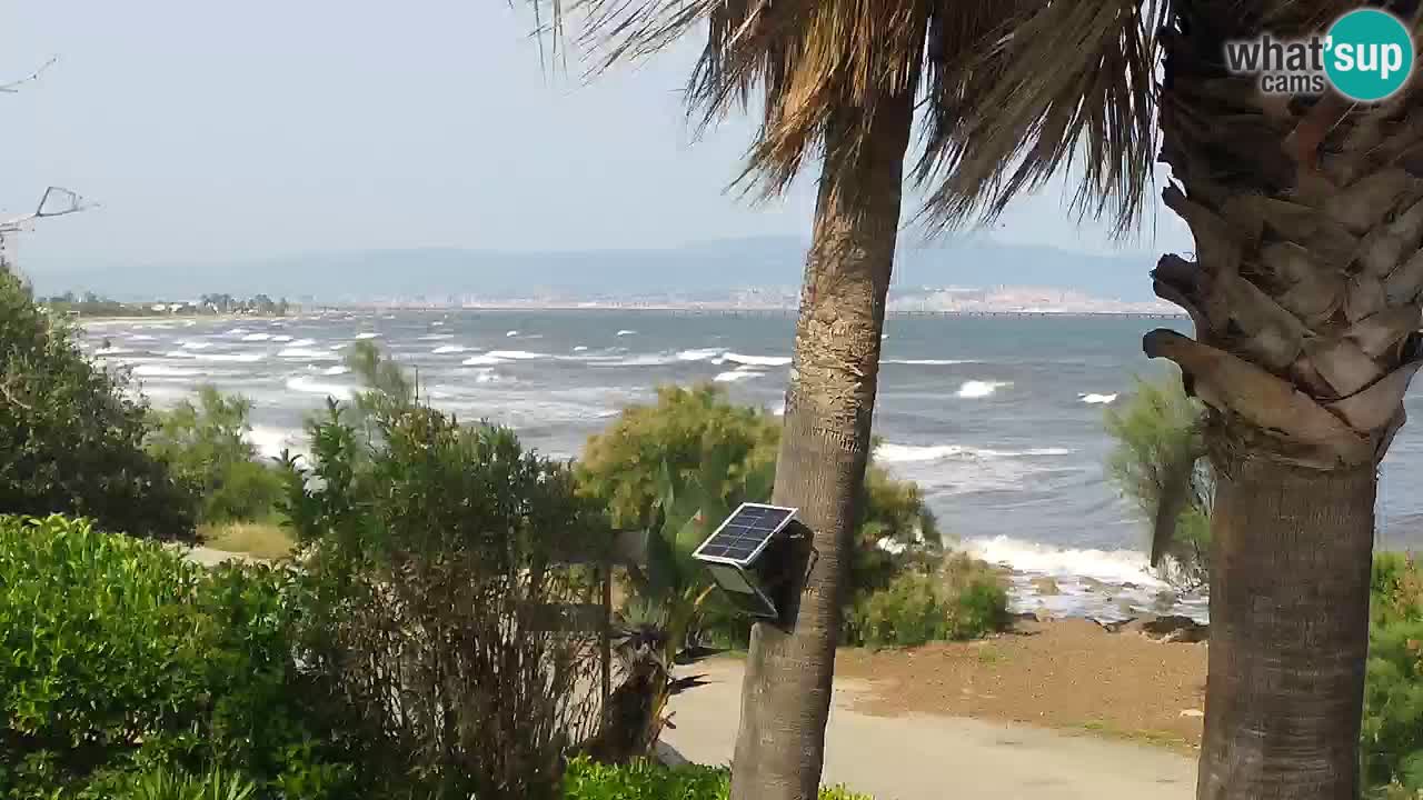 Live webcam Capoterra – La Maddalena beach – Sardinia – Italy