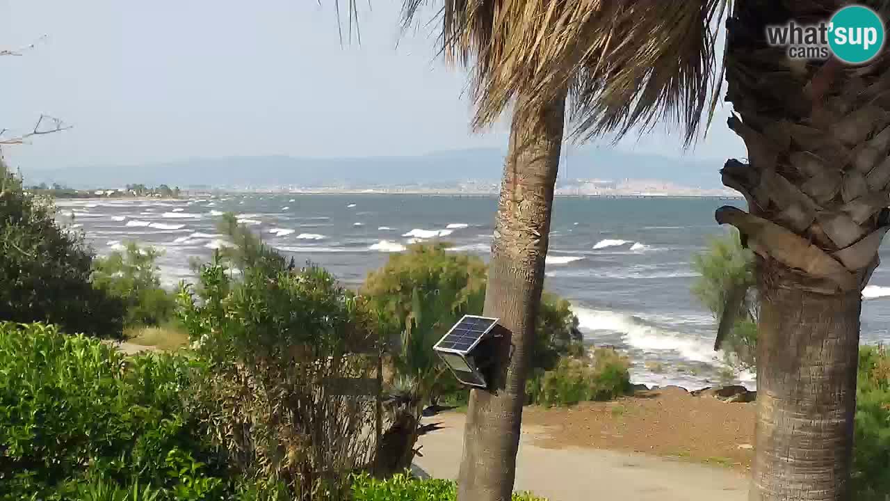 Live webcam Capoterra – La Maddalena beach – Sardinia – Italy
