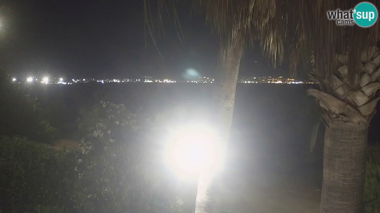 Spletna kamera v živo Capoterra – plaža La Maddalena – Sardinija – Italija