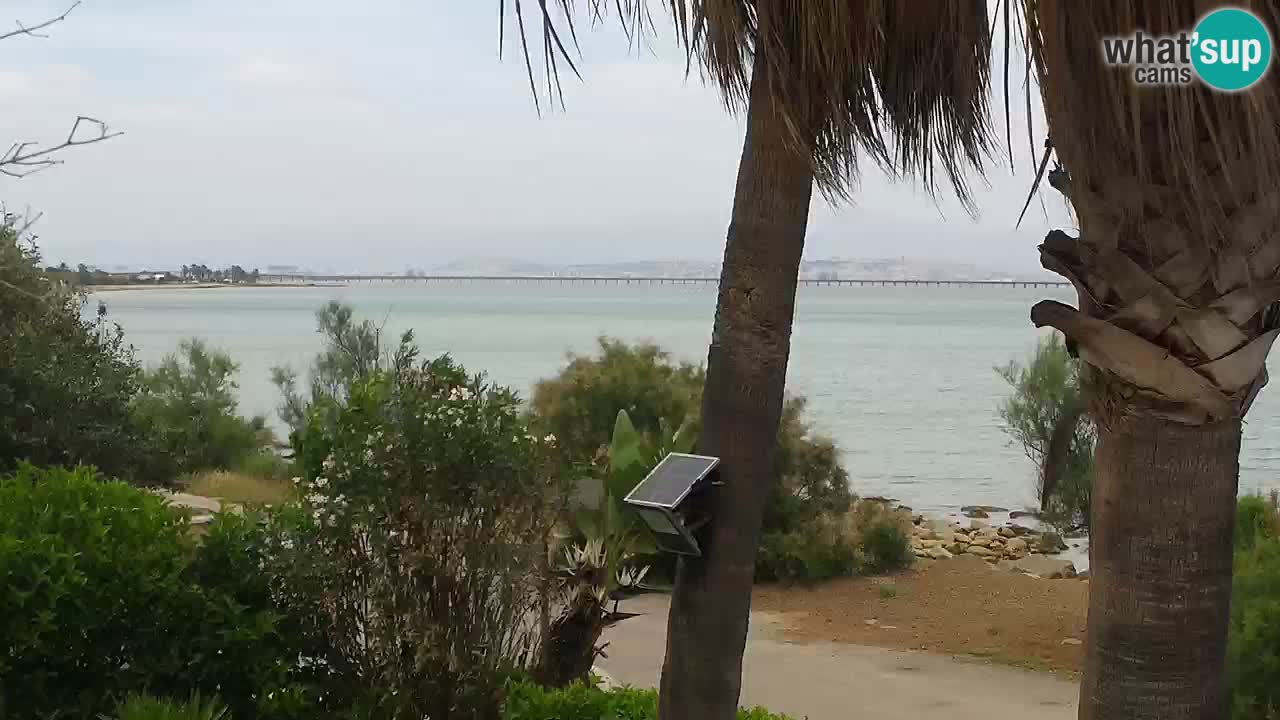 Webcam en vivo Capoterra – Playa La Maddalena – Cerdeña – Italia