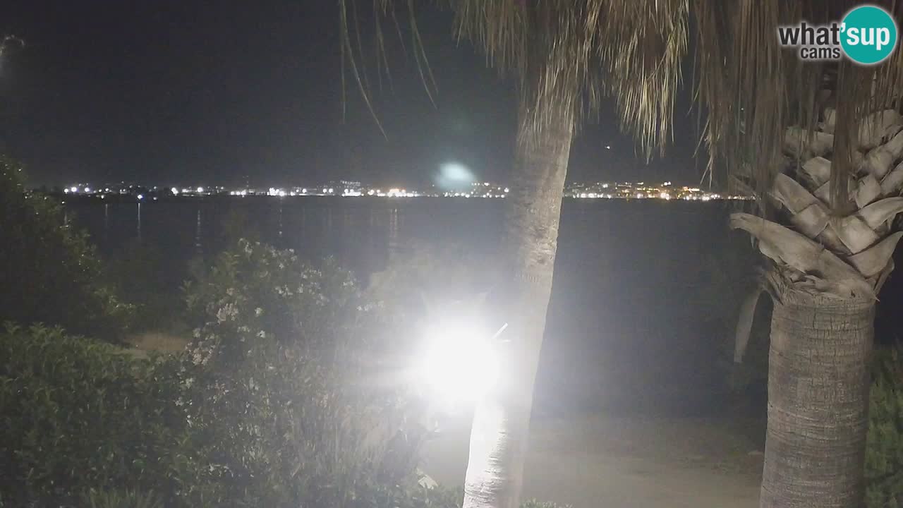 Webcam en direct Capoterra – Plage de La Maddalena – Sardaigne – Italie