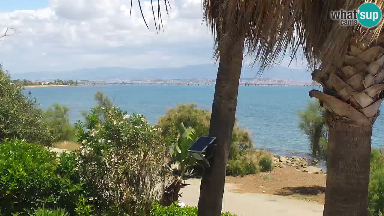 Live webcam Capoterra – La Maddalena beach – Sardinia – Italy