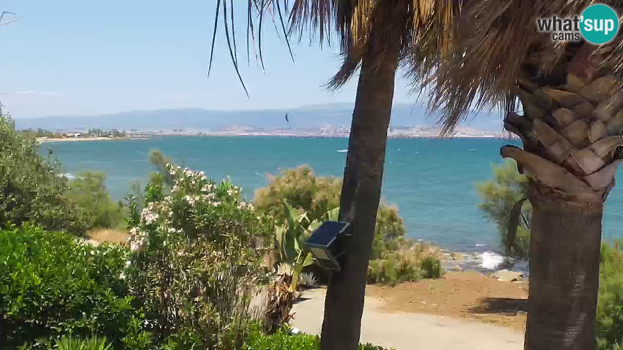 Live webcam Capoterra – La Maddalena beach – Sardinia – Italy