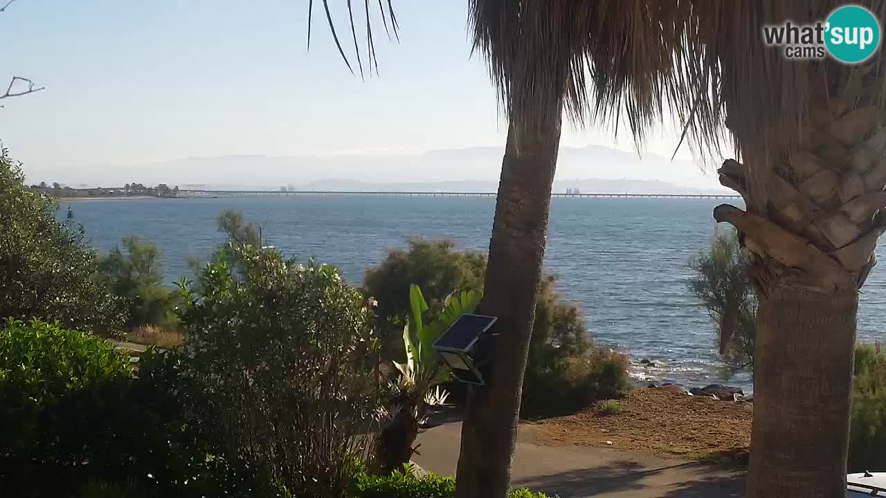Live webcam Capoterra – Spiaggia della Maddalena – Sardegna – Italia