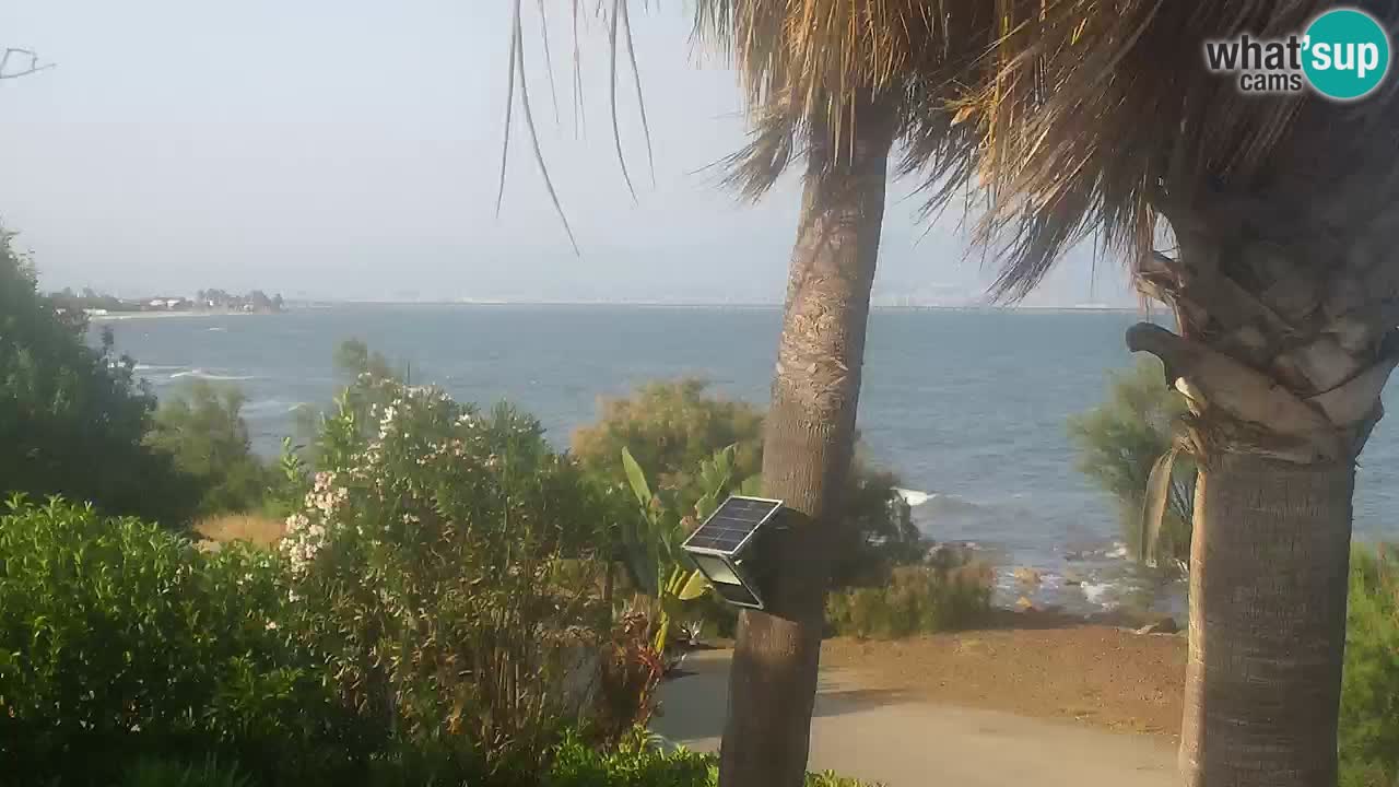Live Webcam Capoterra – La Maddalena Strand – Sardinien – Italien