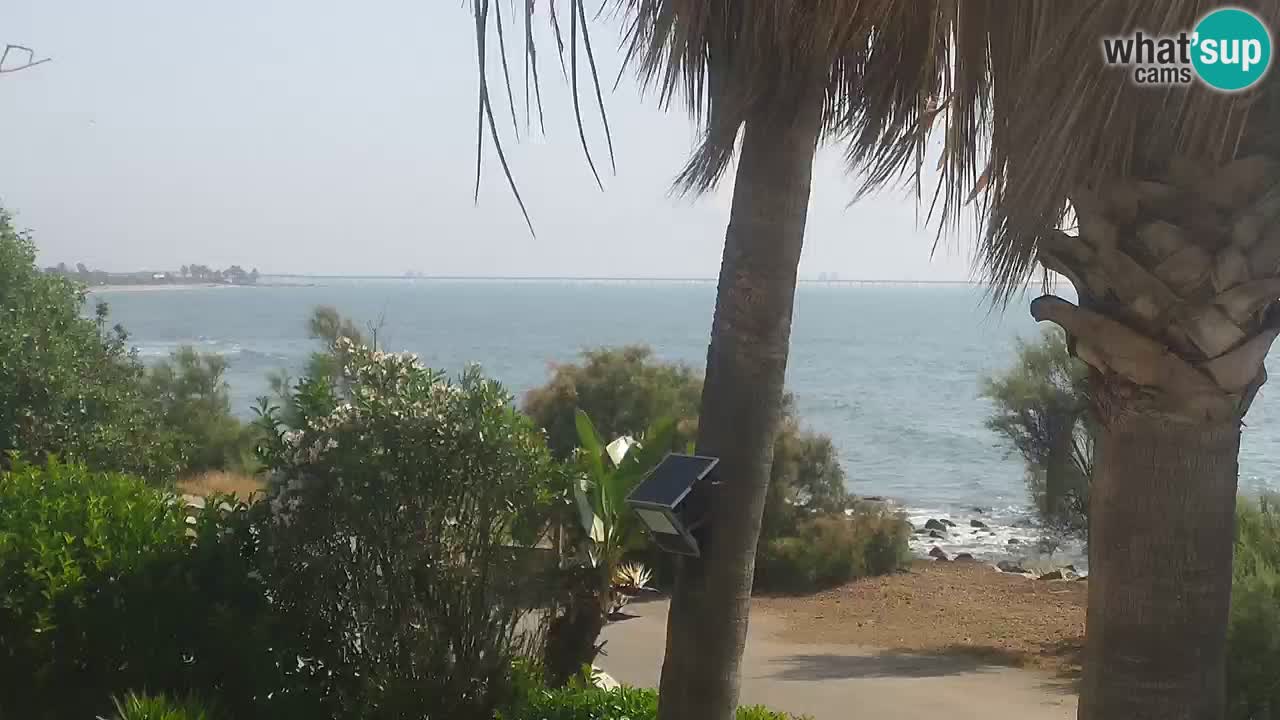 Live webcam Capoterra – La Maddalena beach – Sardinia – Italy