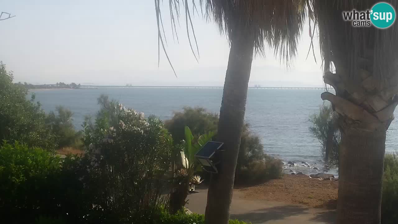 Webcam en direct Capoterra – Plage de La Maddalena – Sardaigne – Italie