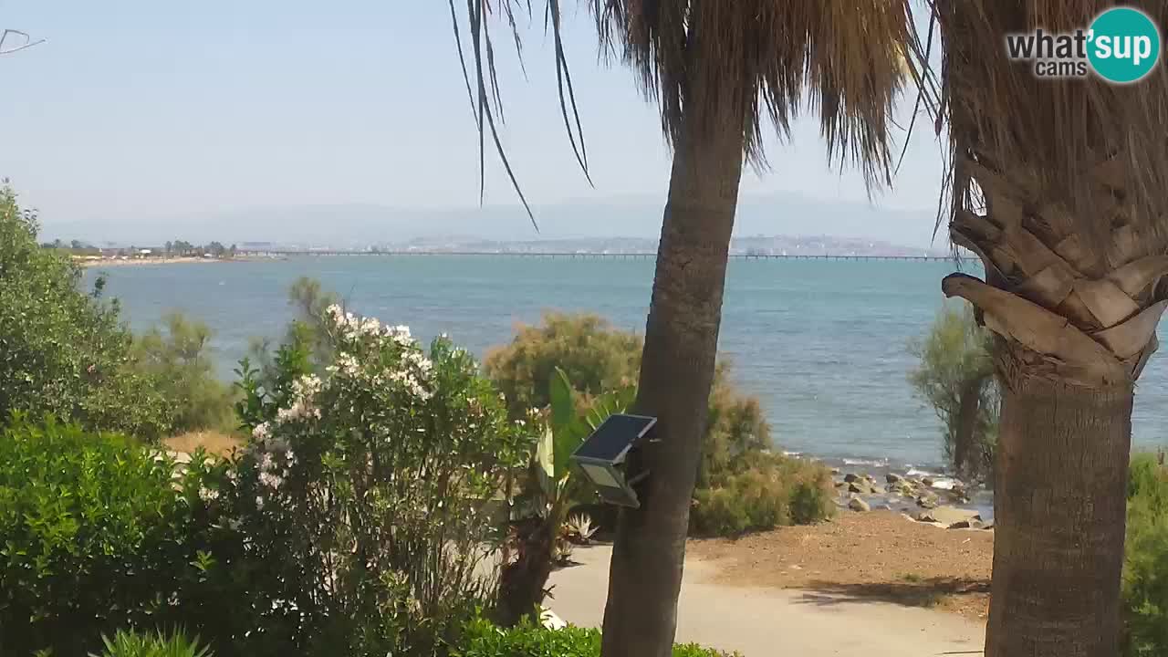 Web kamera uživo Capoterra – plaža La Maddalena – Sardinija – Italija