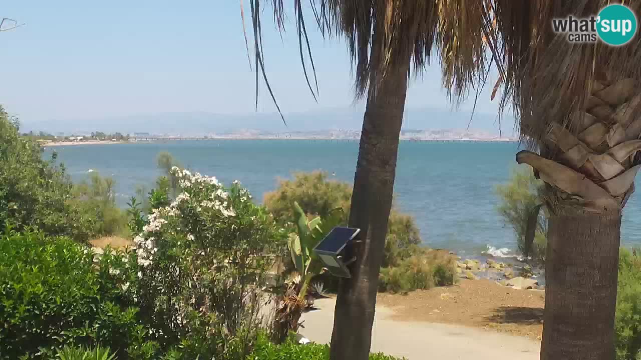 Live Webcam Capoterra – La Maddalena Strand – Sardinien – Italien