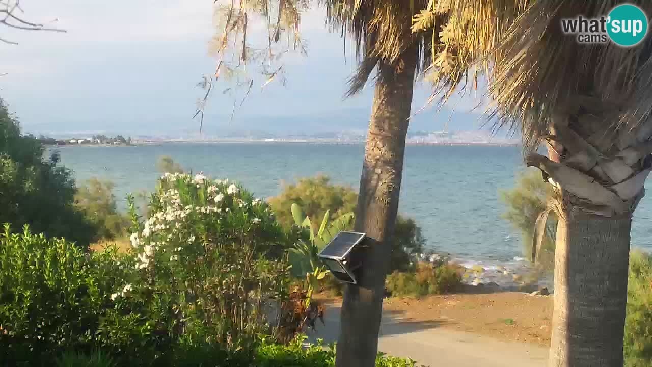 Live webcam Capoterra – La Maddalena beach – Sardinia – Italy