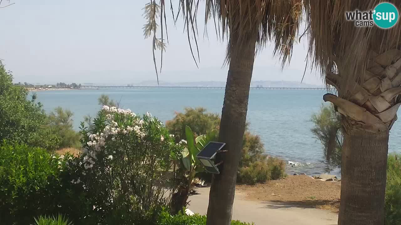 Live webcam Capoterra – Spiaggia della Maddalena – Sardegna – Italia