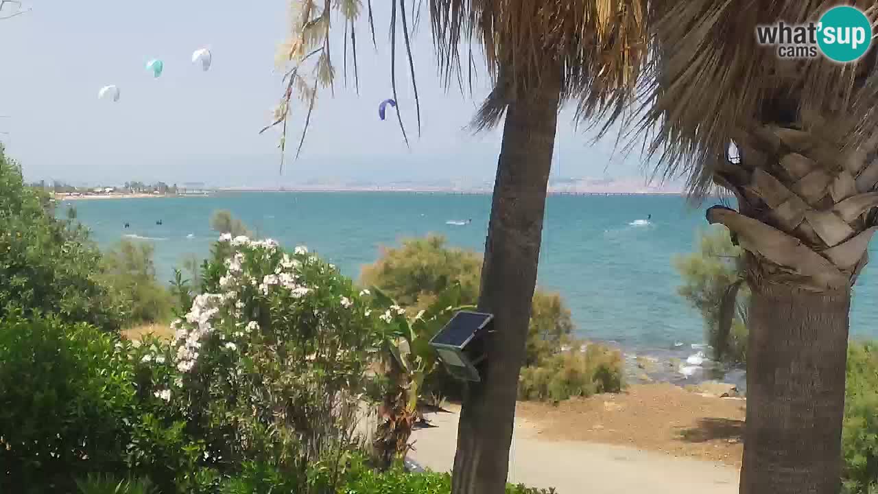 Live webcam Capoterra – La Maddalena beach – Sardinia – Italy