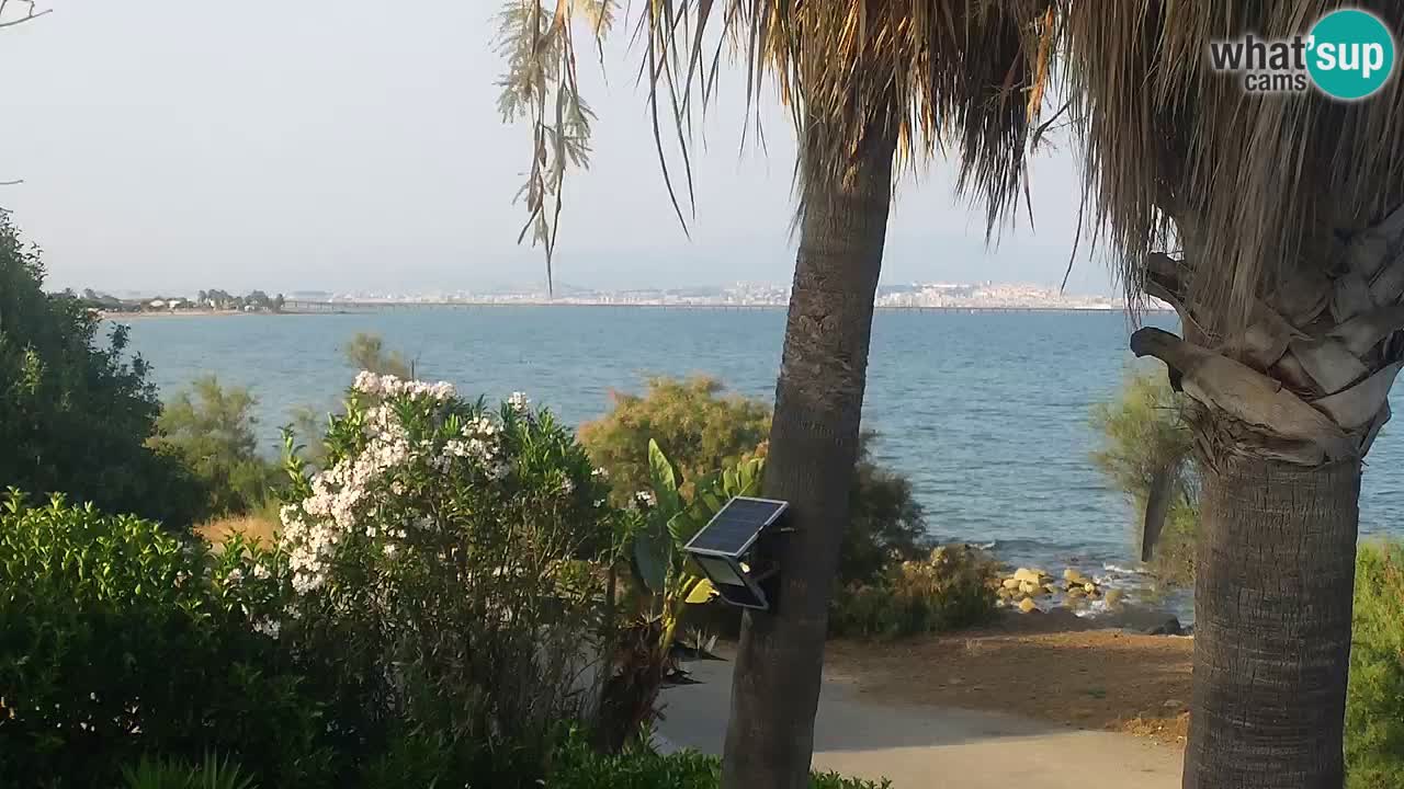 Live webcam Capoterra – La Maddalena beach – Sardinia – Italy