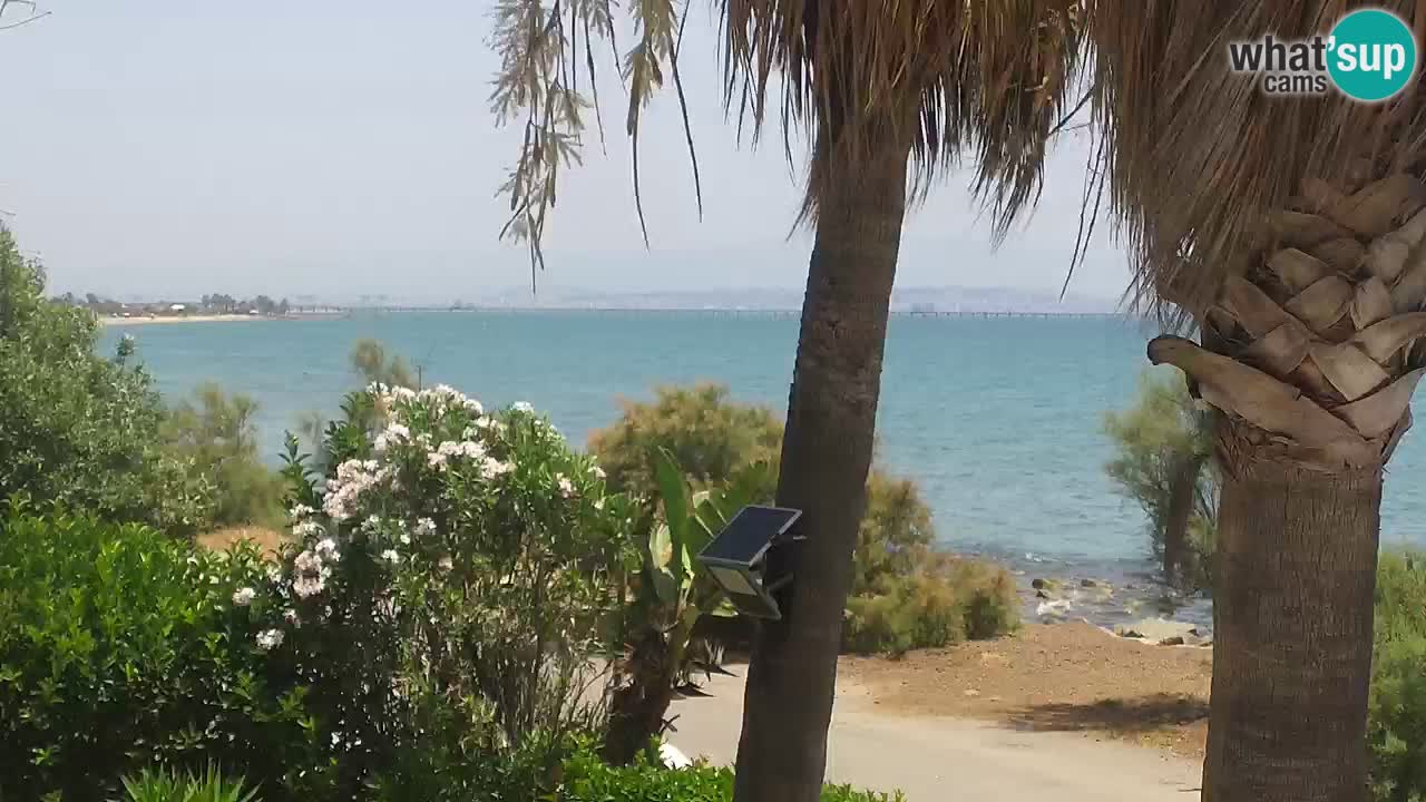 Live Webcam Capoterra – La Maddalena Strand – Sardinien – Italien