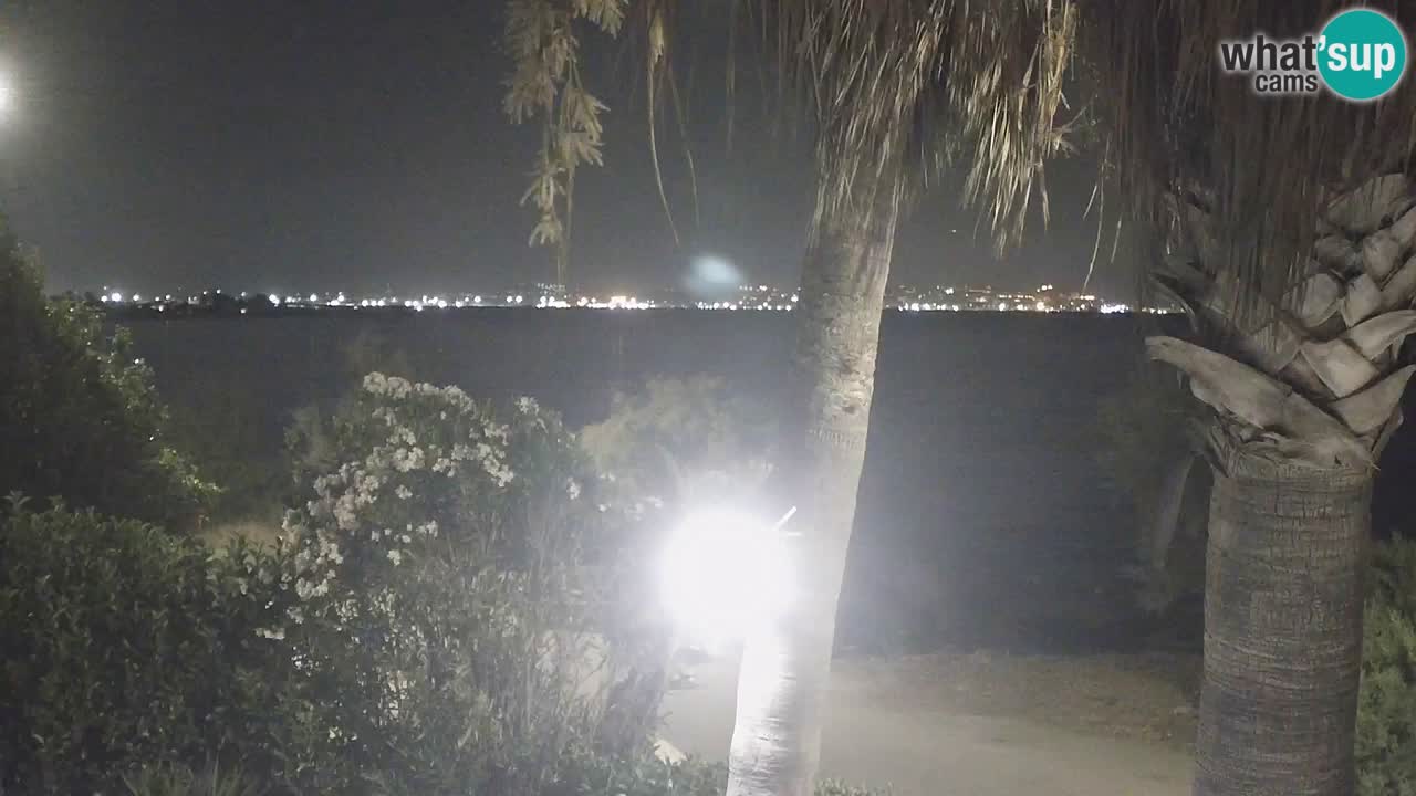 Webcam en direct Capoterra – Plage de La Maddalena – Sardaigne – Italie