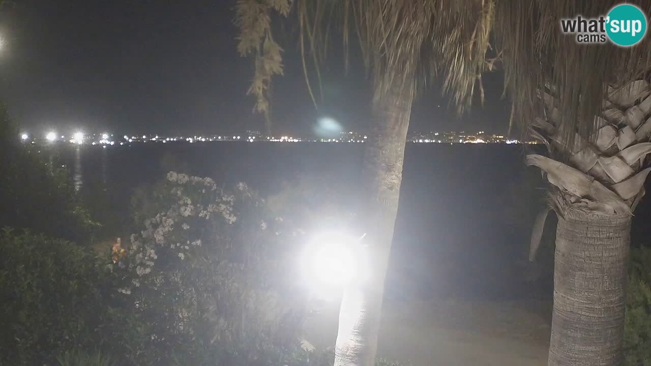 Webcam en direct Capoterra – Plage de La Maddalena – Sardaigne – Italie