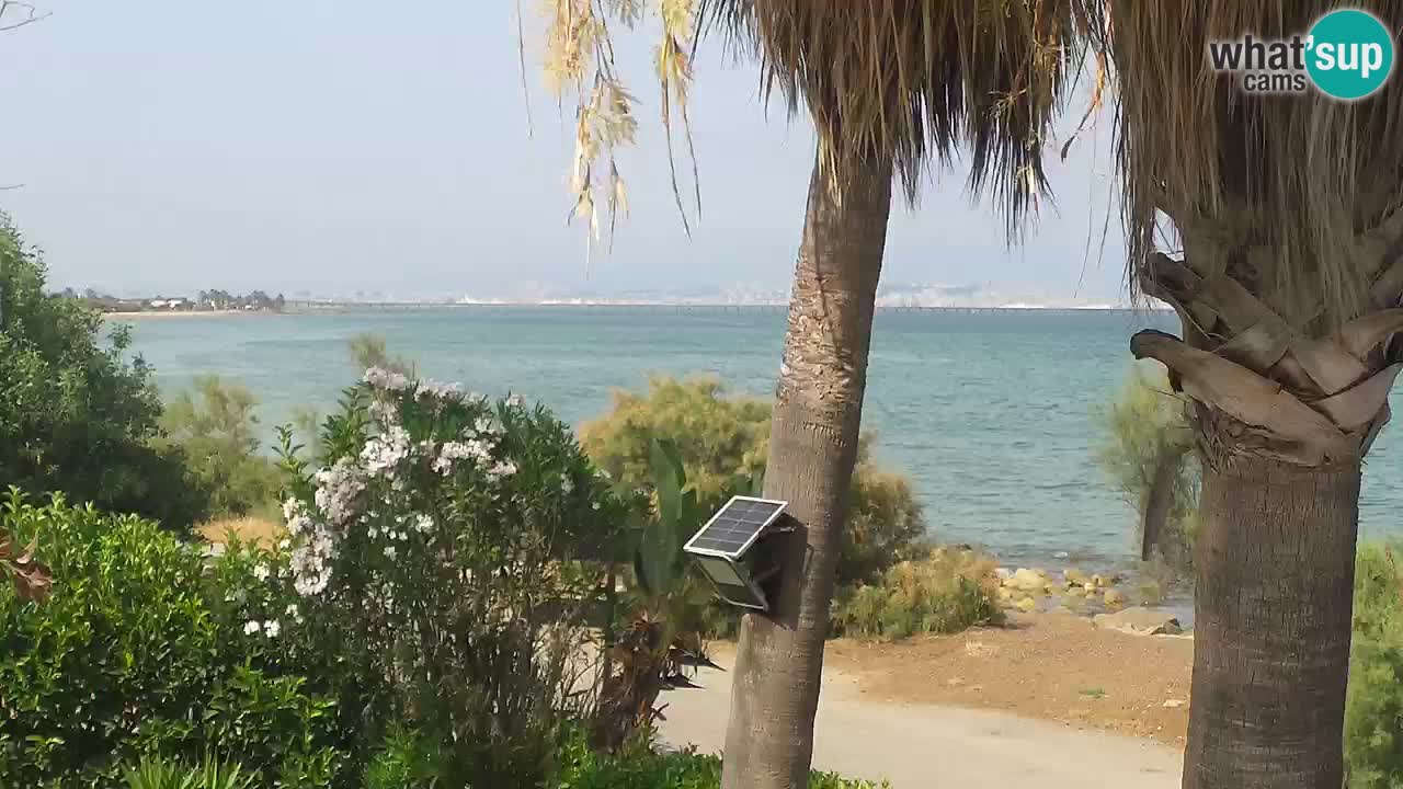 Live Webcam Capoterra – La Maddalena Strand – Sardinien – Italien
