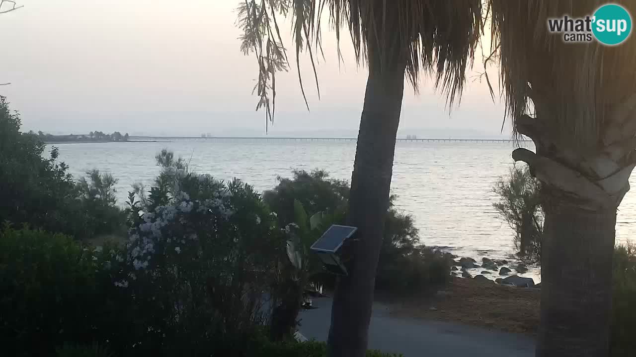 Spletna kamera v živo Capoterra – plaža La Maddalena – Sardinija – Italija