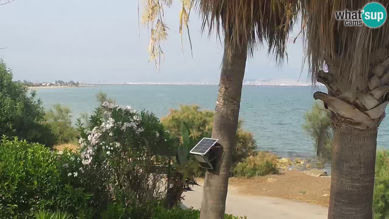 Webcam en direct Capoterra – Plage de La Maddalena – Sardaigne – Italie