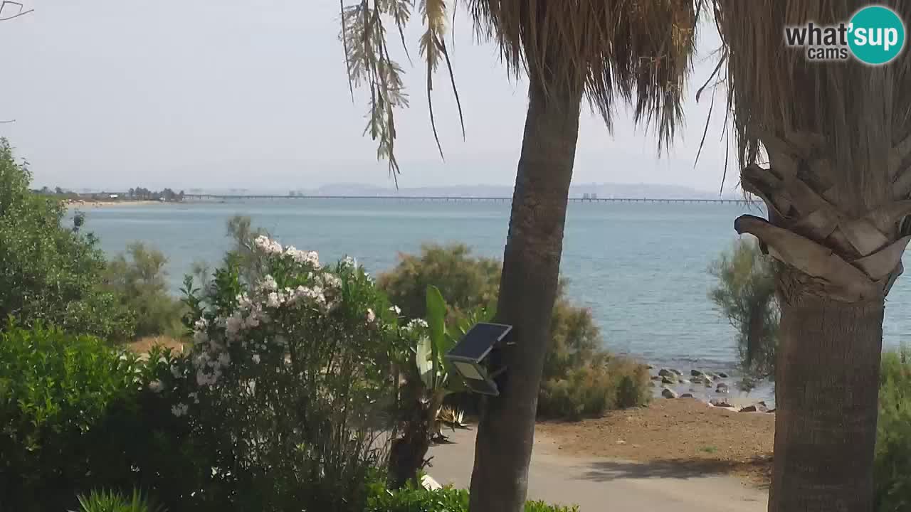 Webcam en direct Capoterra – Plage de La Maddalena – Sardaigne – Italie