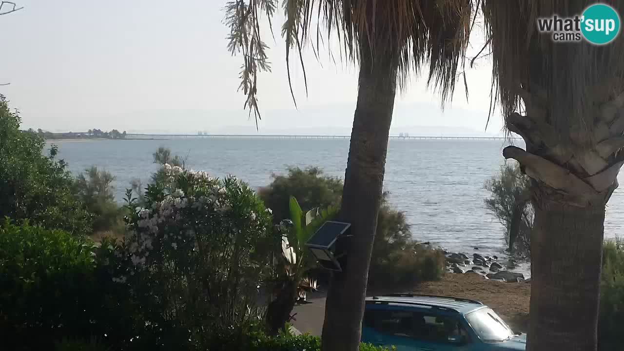 Live webcam Capoterra – Spiaggia della Maddalena – Sardegna – Italia