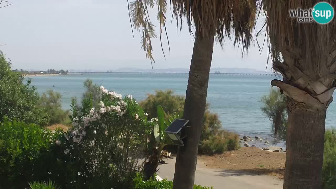 Webcam en vivo Capoterra – Playa La Maddalena – Cerdeña – Italia