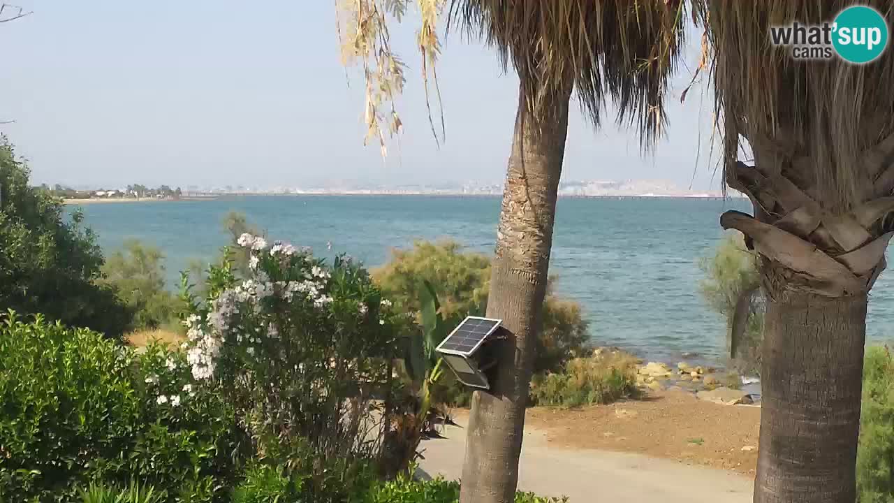 Live Webcam Capoterra – La Maddalena Strand – Sardinien – Italien