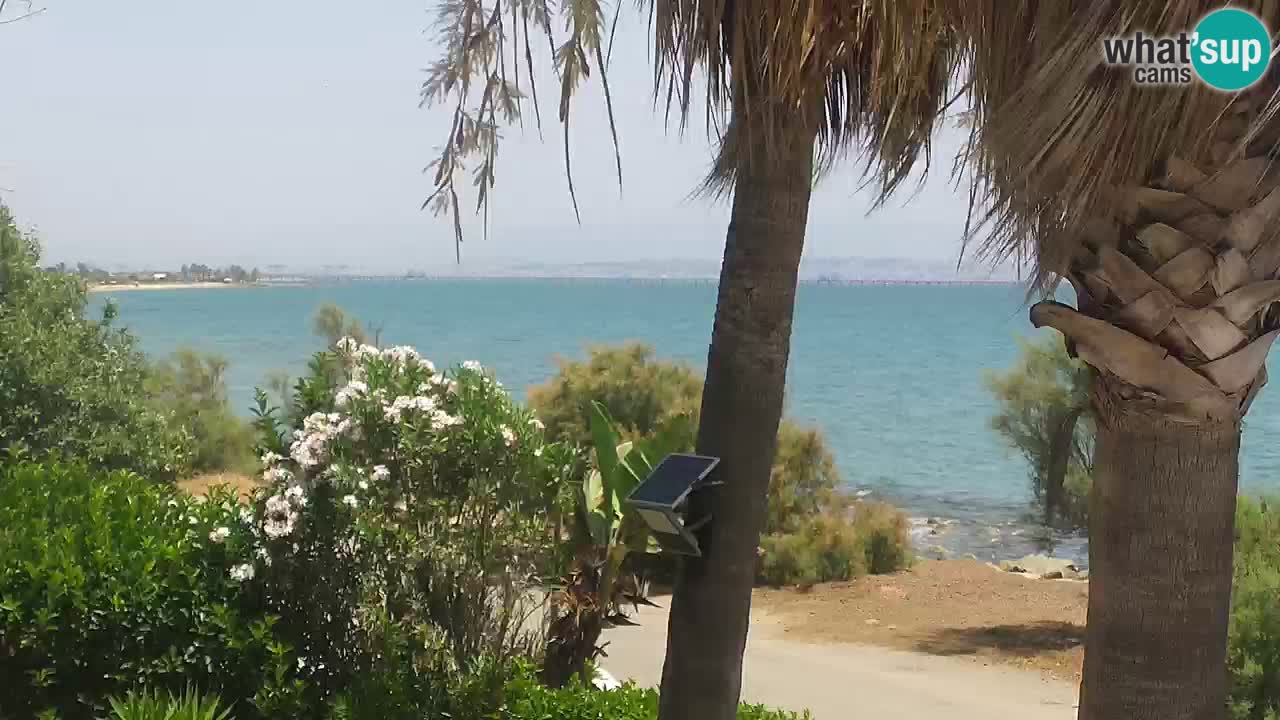 Live webcam Capoterra – La Maddalena beach – Sardinia – Italy