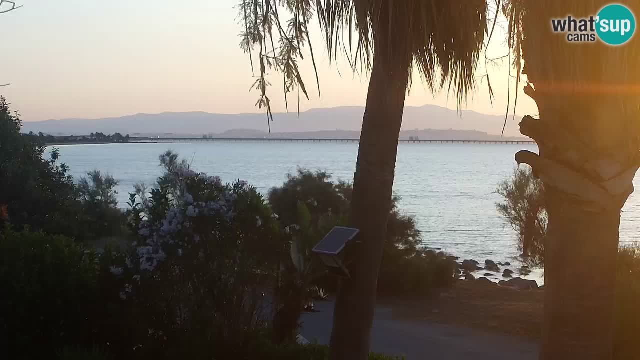 Live Webcam Capoterra – La Maddalena Strand – Sardinien – Italien
