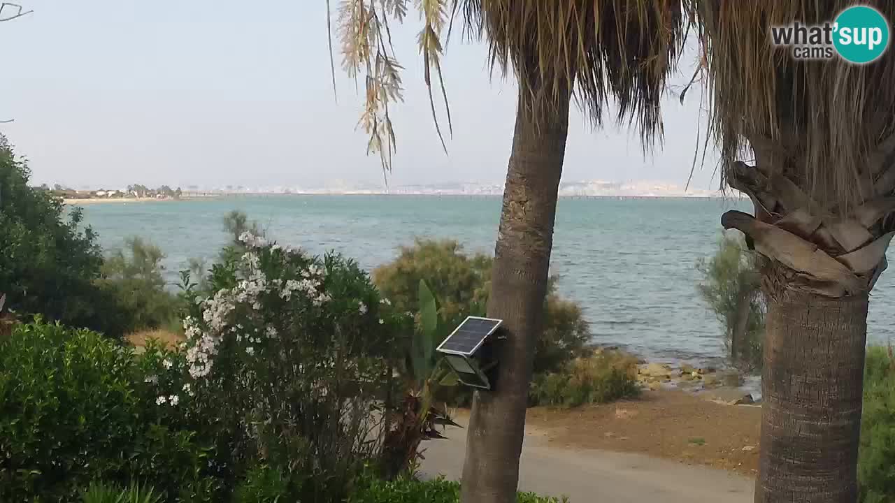 Live webcam Capoterra – Spiaggia della Maddalena – Sardegna – Italia