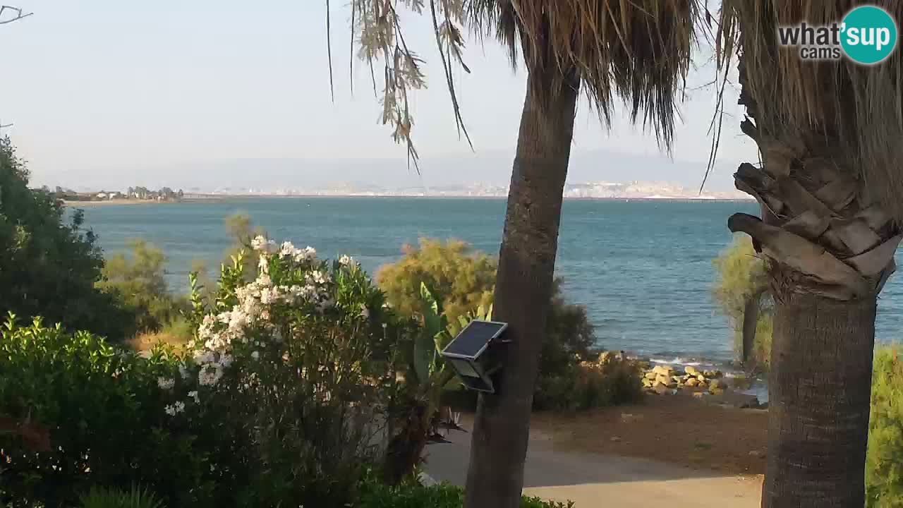 Web kamera uživo Capoterra – plaža La Maddalena – Sardinija – Italija