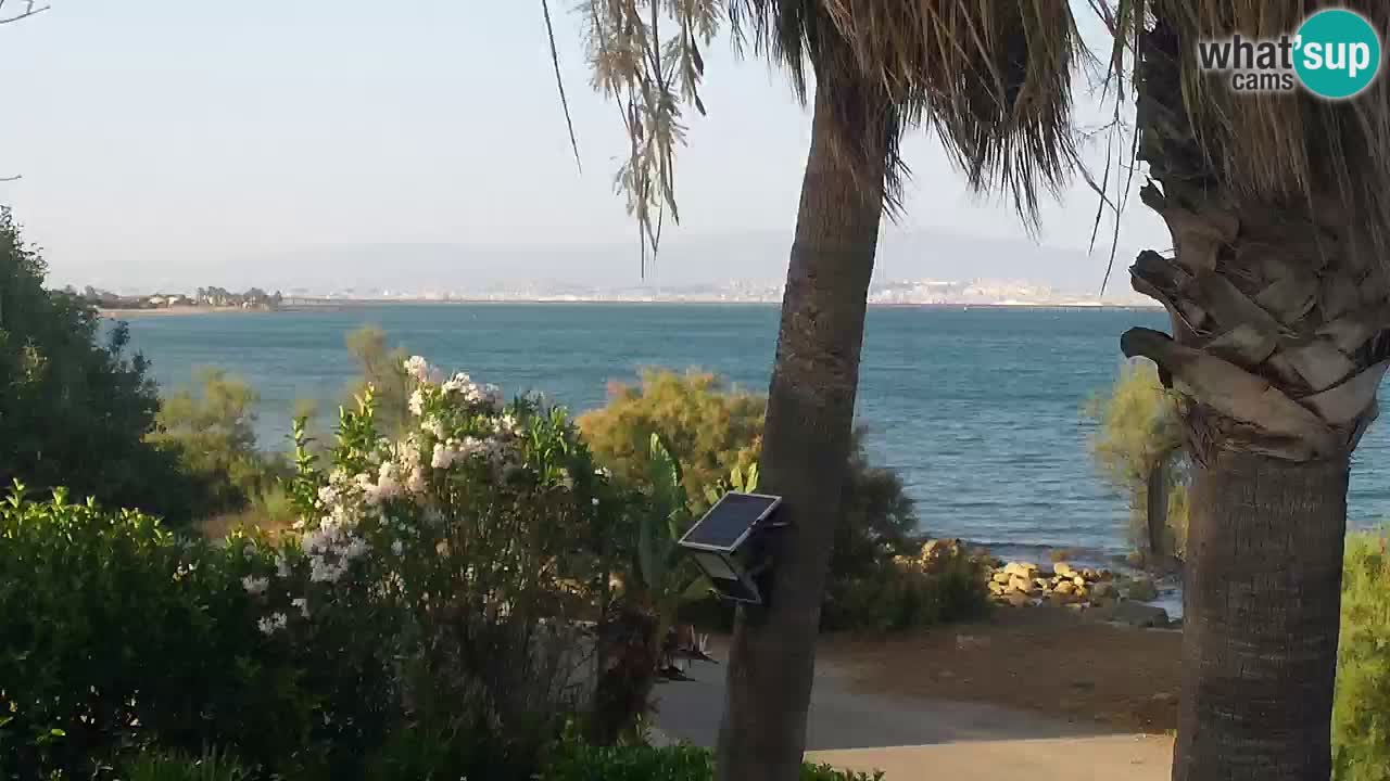 Webcam en vivo Capoterra – Playa La Maddalena – Cerdeña – Italia