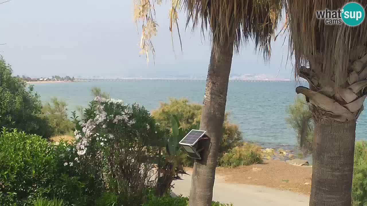 Webcam en vivo Capoterra – Playa La Maddalena – Cerdeña – Italia