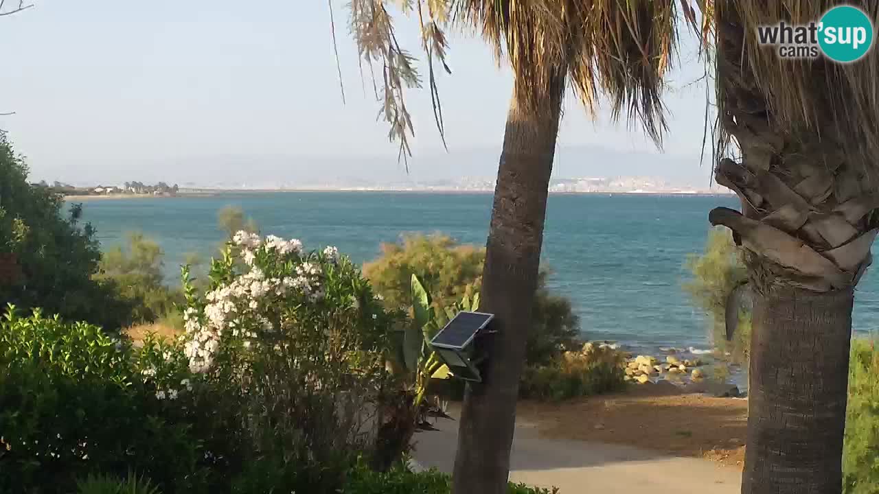 Live Webcam Capoterra – La Maddalena Strand – Sardinien – Italien
