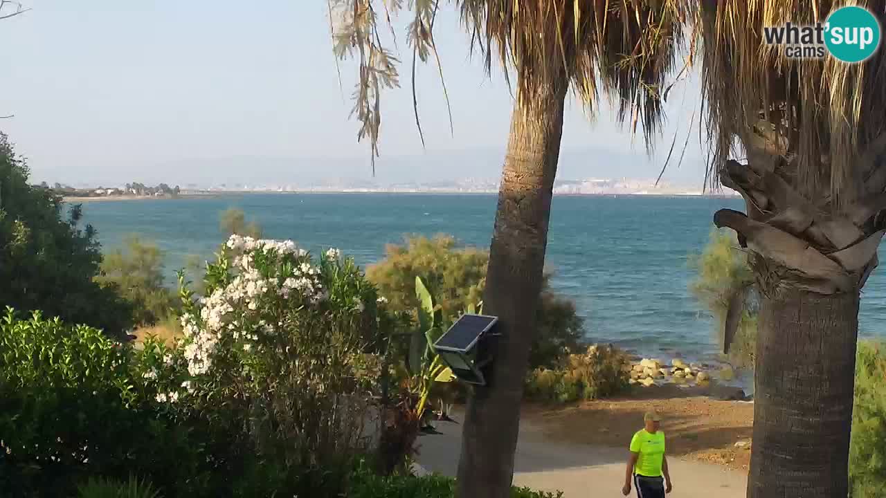 Live Webcam Capoterra – La Maddalena Strand – Sardinien – Italien