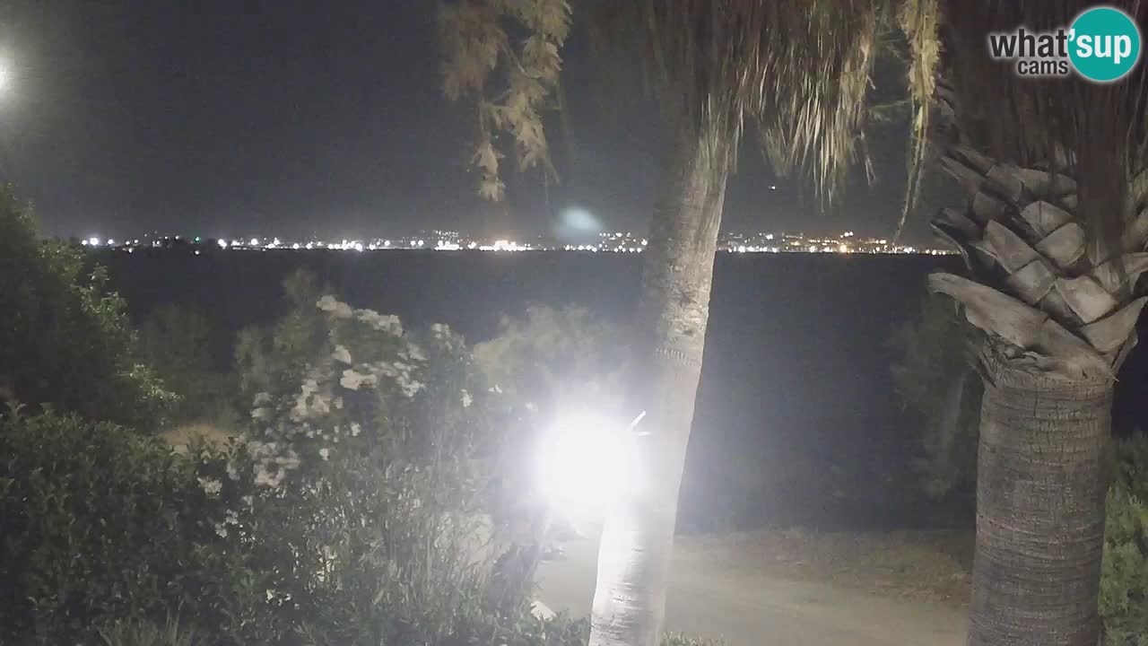 Live webcam Capoterra – Spiaggia della Maddalena – Sardegna – Italia