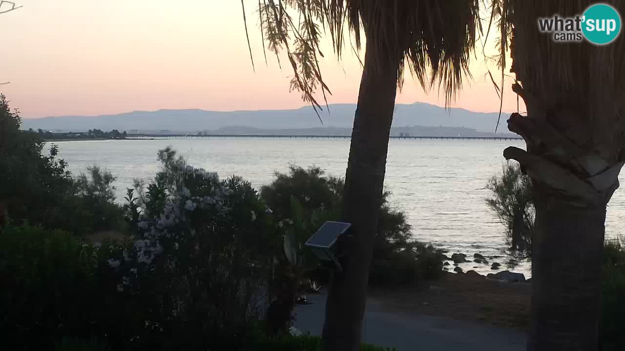 Live webcam Capoterra – La Maddalena beach – Sardinia – Italy