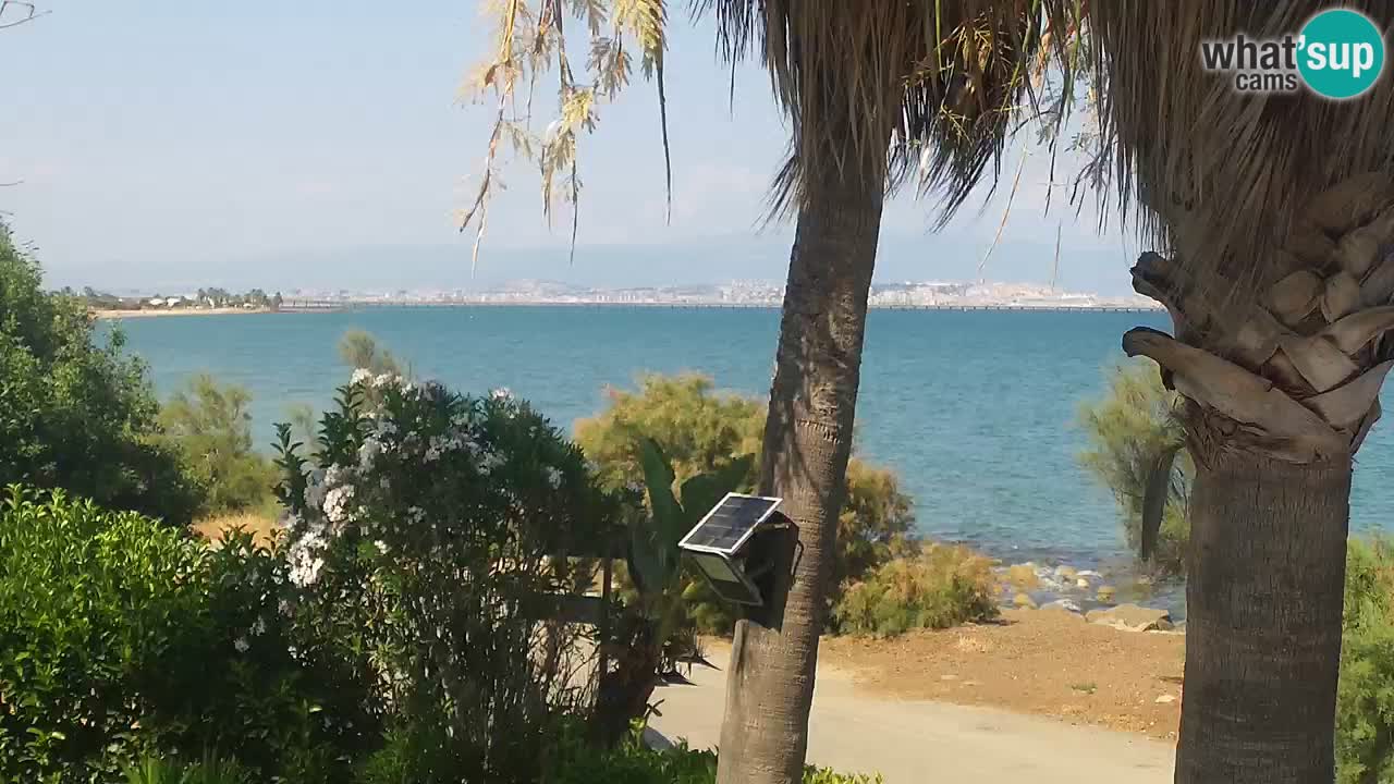 Live webcam Capoterra – La Maddalena beach – Sardinia – Italy