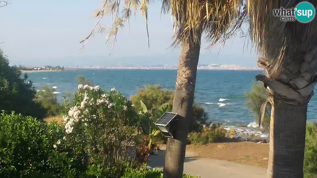 Webcam en vivo Capoterra – Playa La Maddalena – Cerdeña – Italia