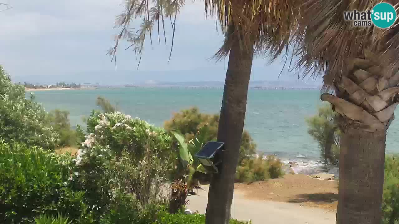 Live webcam Capoterra – La Maddalena beach – Sardinia – Italy